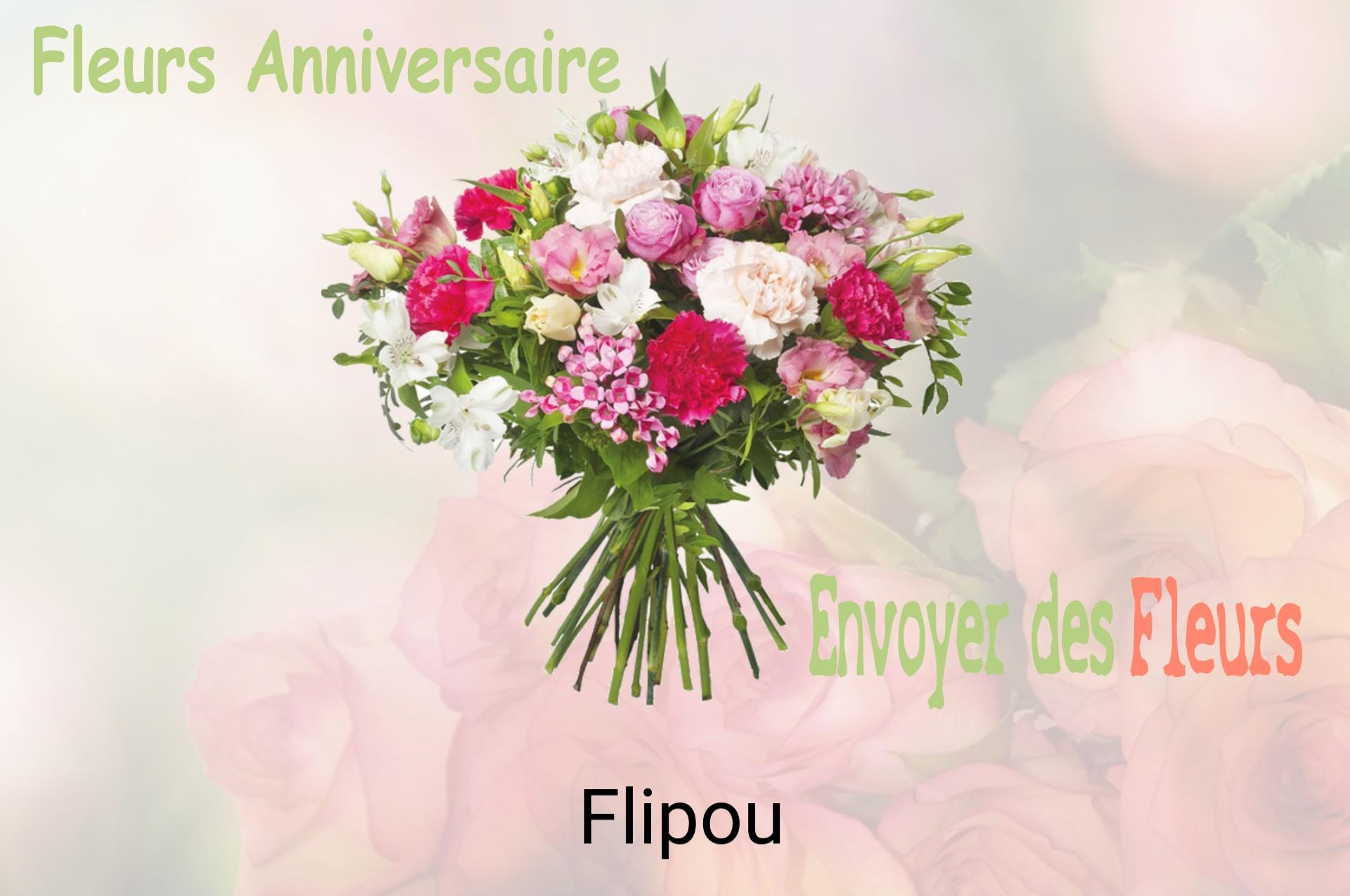 Bouquet de fleurs d’anniversaire livré à Flipou